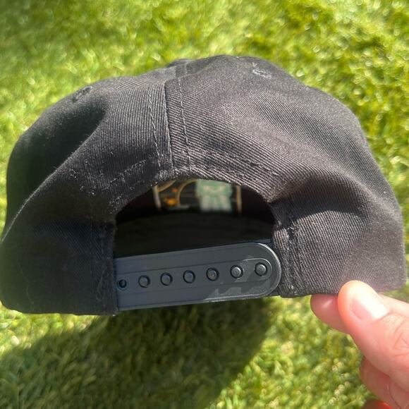 Disney Star Wars Mandalorian Grugu Baby Yoda Black Adjustable SnapBack Dad Hat - Picture 6 of 8